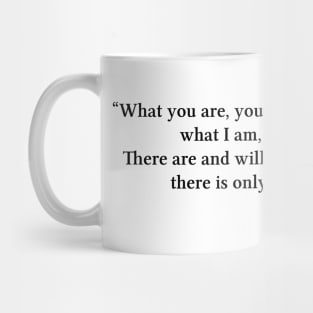 Beethoven quote | Black | What I am, I am by myself Mug